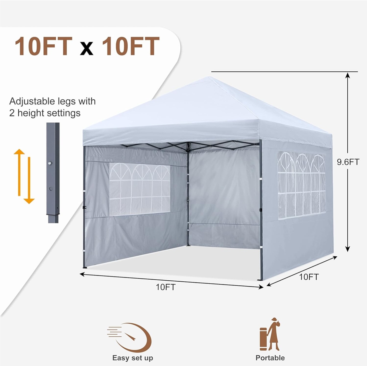 10’x10′ Pop up tent rental Calgary Show Services
